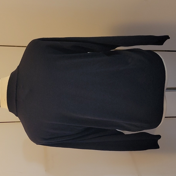 Pull Over Long Sleeve Navy Sweater - Picture 2 of 4